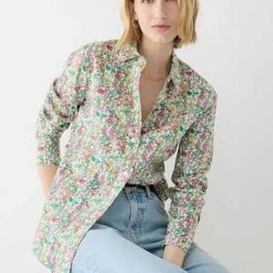 J.Crew Liberty Floral Button-Up Shirt